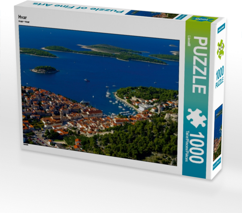 Calvendo Hvar 1000 Teile Puzzle quer 640x480mm, CALVENDO; 7461225