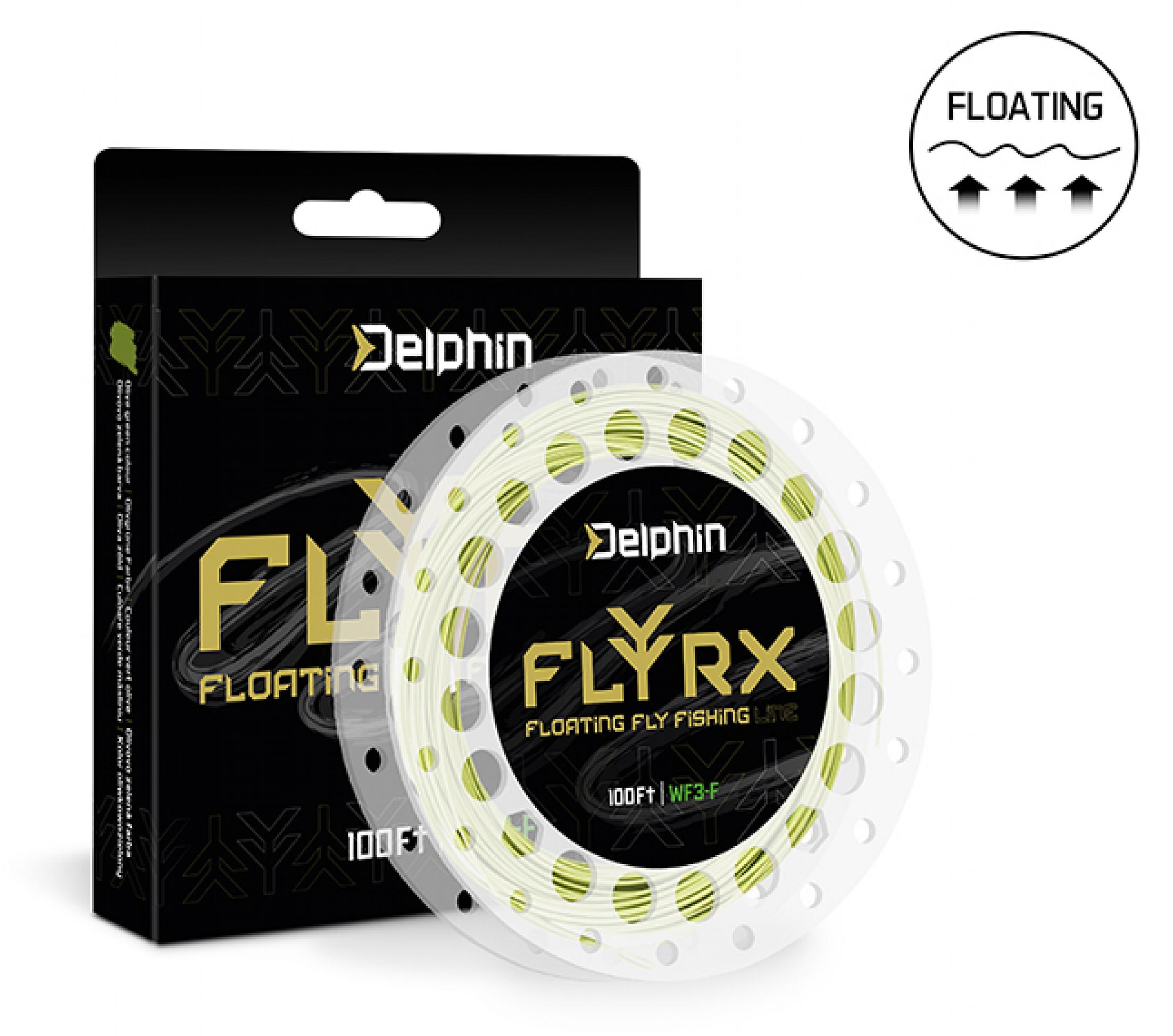 Delphin FLYRX Fliegenschnur WF3-F / 100 FT DLP-FFS