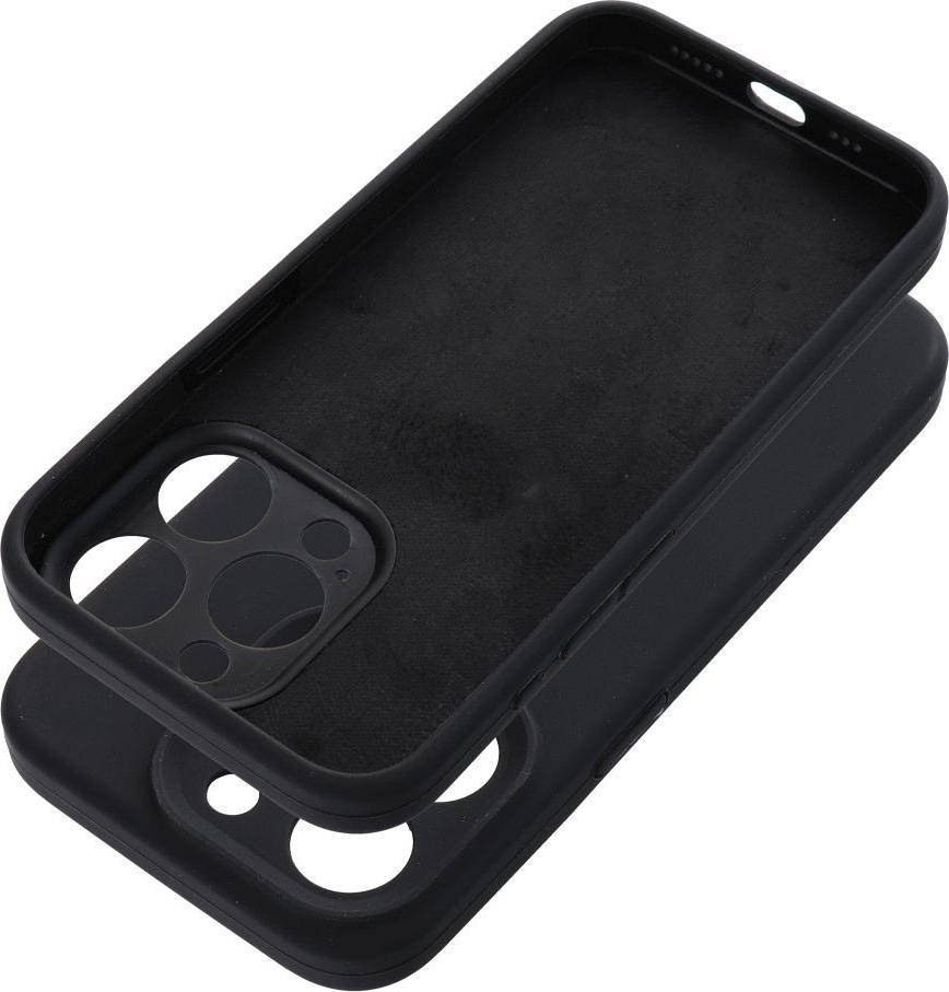 SILIKÓNOVÉ 2mm puzdro na mobilný telefón vhodné pre IPHONE 15 Pro čierne