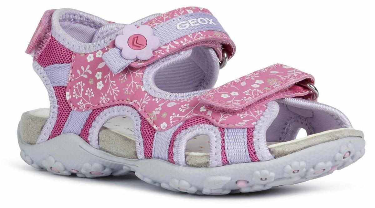 GEOX offene Sandale Blumenmuster pink-EUR 25