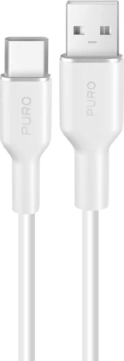 SBS SOFT Lade- und Synchronisierungskabel von USB-A auf USB-C 1,5 m PUUSBCICONWHI