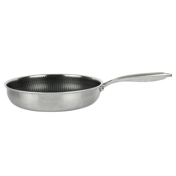 Axentia Pfanne, Edelst., Wabenstruktur, Ø24cm