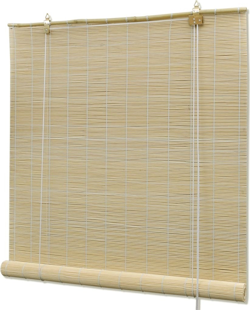 Syfax Bambus Rollo Natur 100x220 cm für Fenster – Sichtschutz und Lichtfilterung 471245818