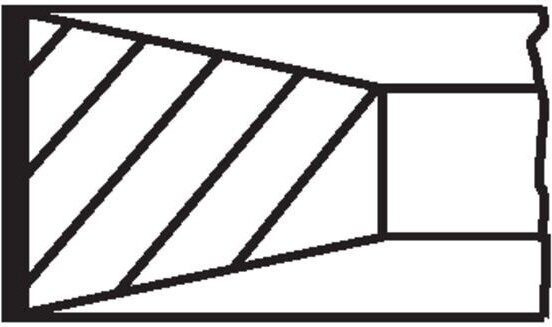 MAHLE 439 05 N0 Kolbenringsatz Kolbenringe