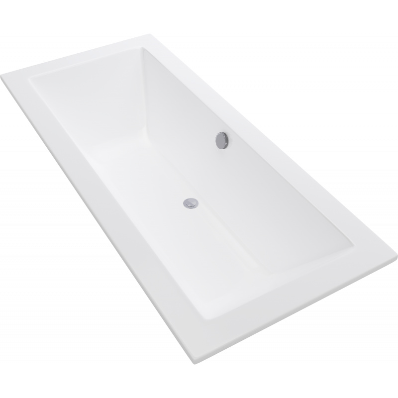 DobreSNY Mexen Cube Rechteckbadewanne 180 x 80 cm, Weiß - 55051808000