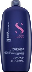 Alfaparf Milano Semi Di Lino Blonde Intense Anti-Yellow Low Shampoo neutralizujúci šampón pre blond vlasy 1000 ml