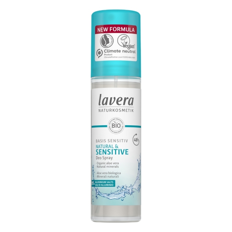 Lavera Deo Spray Basis Sensitiv Natural & Sensitive 48h 75ml