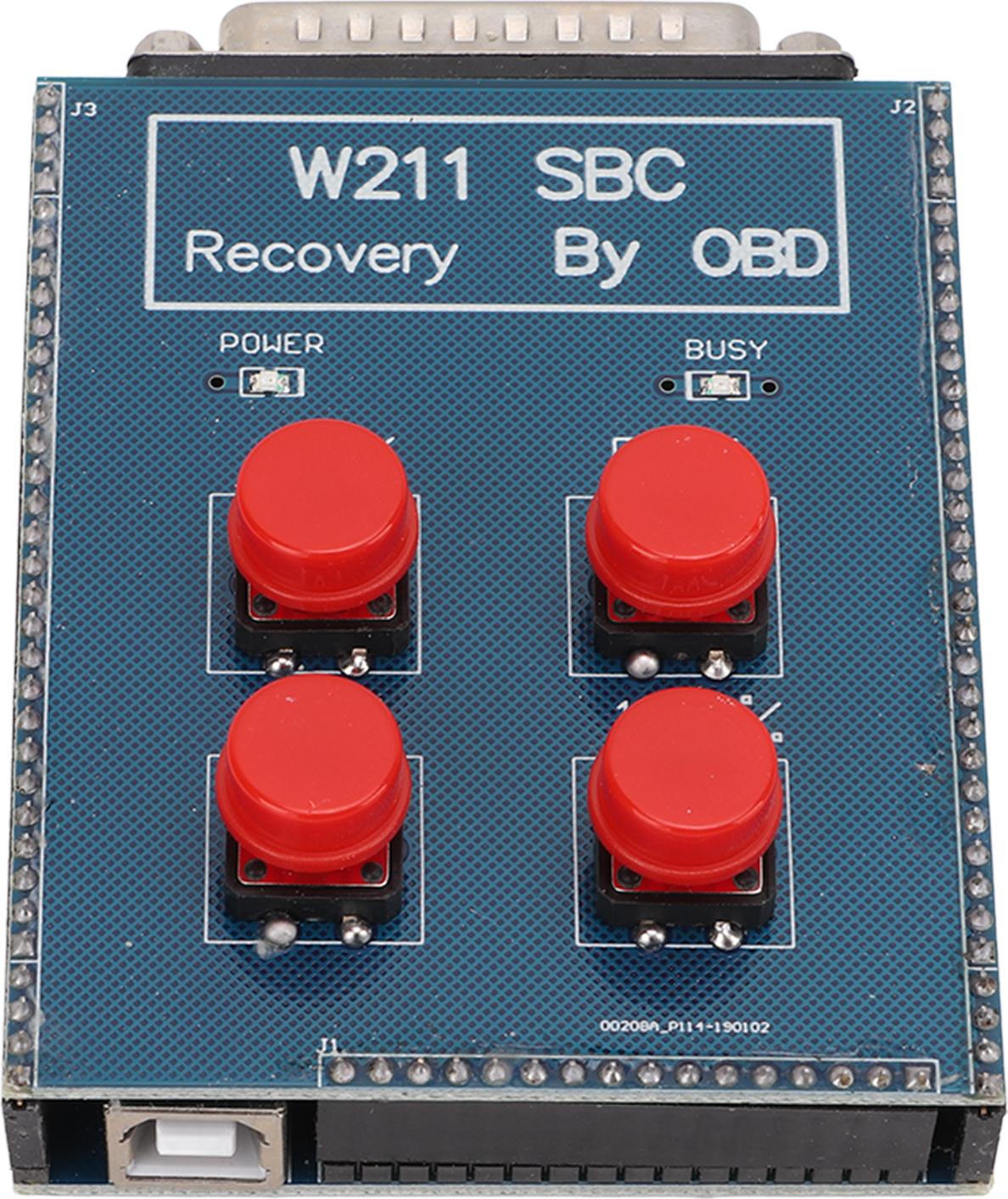 OBD2 SBC resetovací nástroj Kovové ABS opravné zariadenie Náhrada pre Mercedes Benz W211 R230Blue