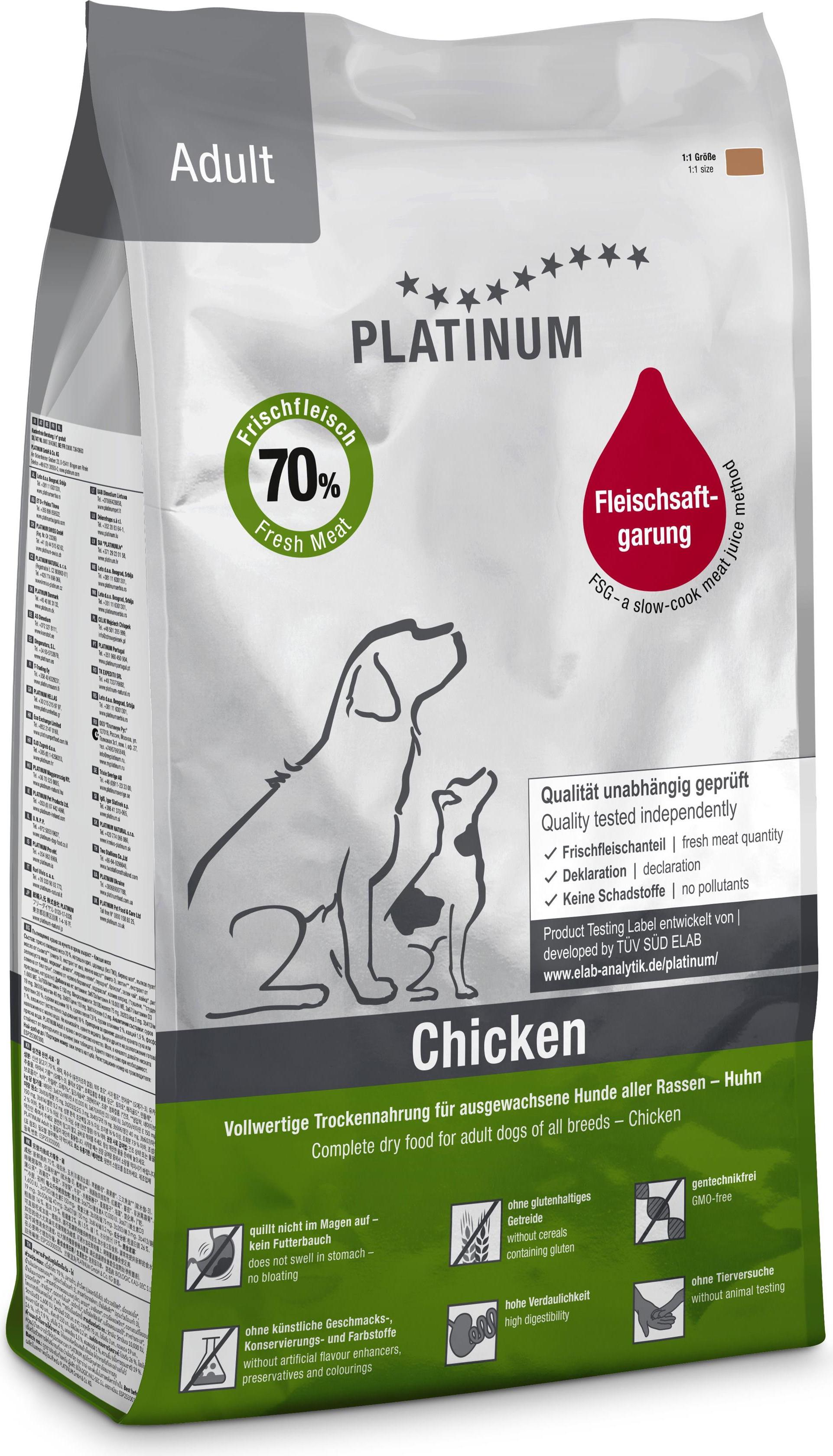 Platinum Erwachsenes Huhn, Adult, jede Rasse, Huhn, 5 kg