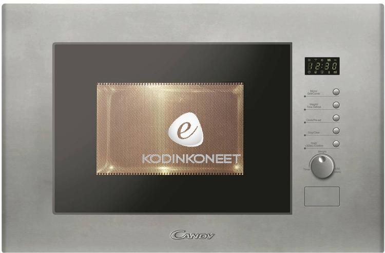 Candy MIC20GDFX Einbau-Mikrowelle mit Grill 20 L 800 W Edelstahl 38900035