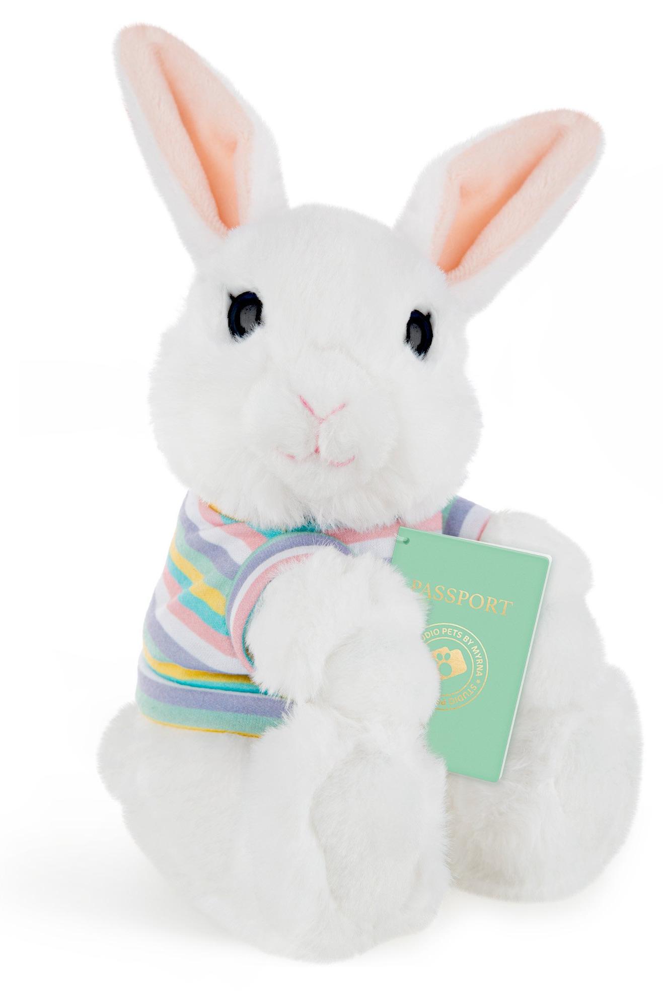 Studio Pets Plüsch-Kuschelhase BunBun 16cm weiß Geschenk