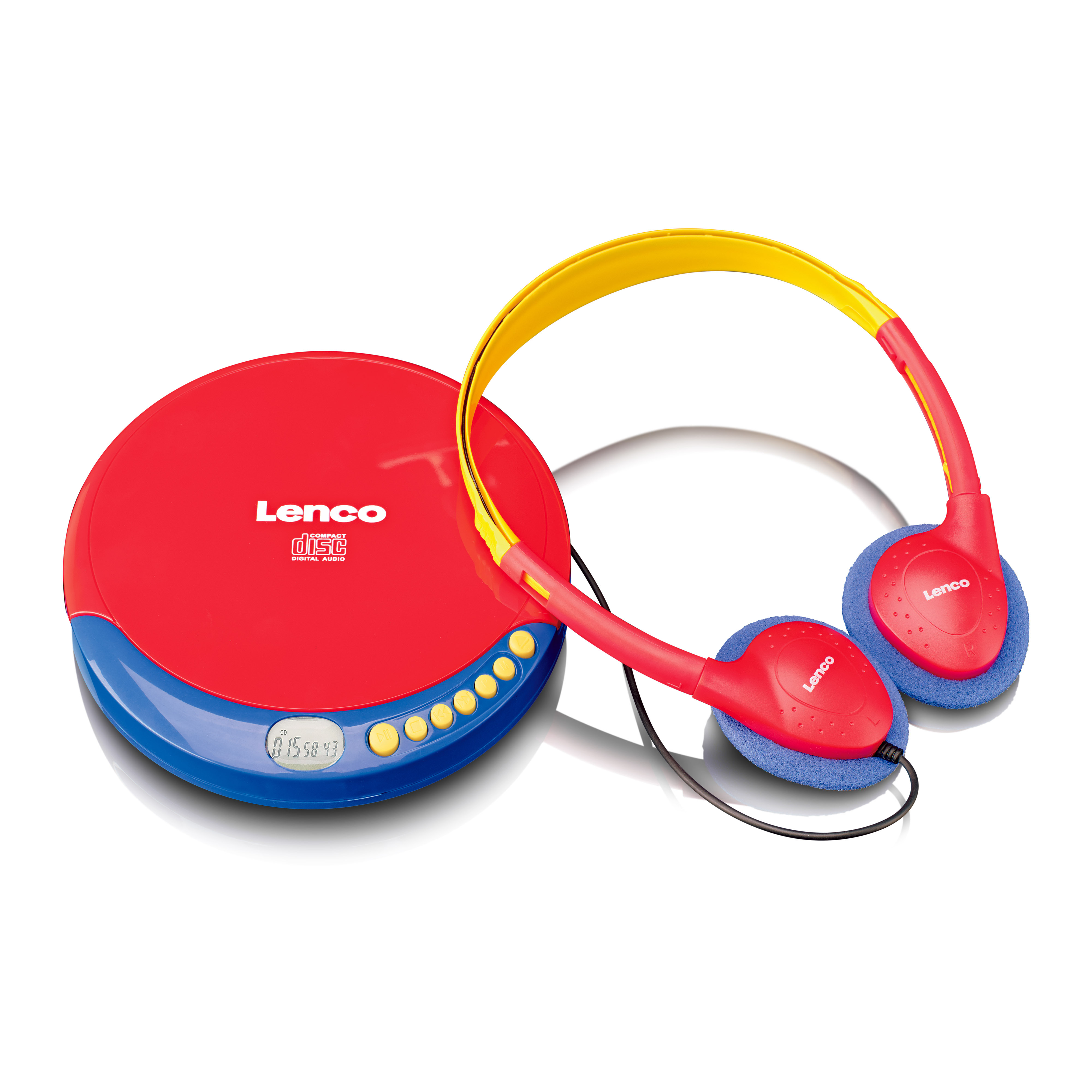 Lenco CD-021KIDS - Tragbarer CD-Player für