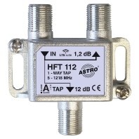 ASTRO HFT112 Abzweiger 1fach 12dB Abzweig,1dB Durchg. HFT 112