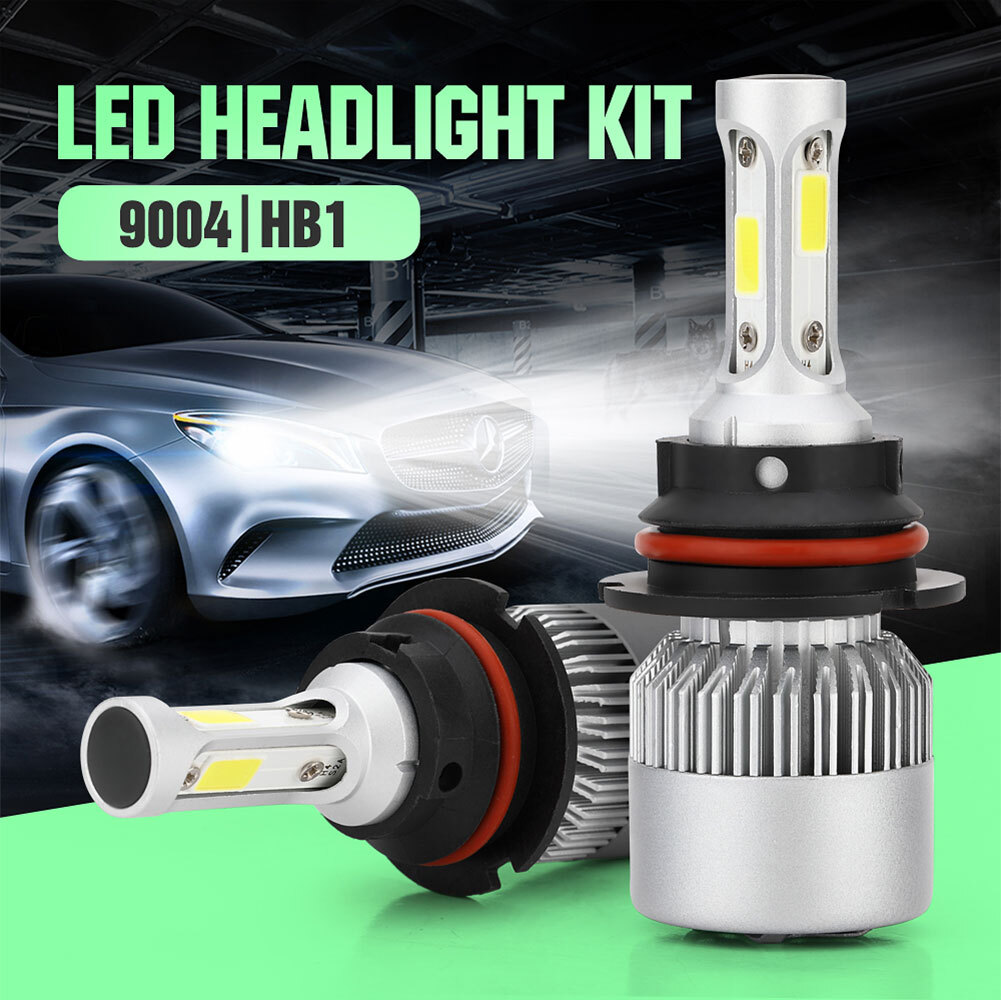 Alle Hersteller Paket von 2 COB LED Auto Auto Scheinwerfer, 40W 10000LM Alle In einem Scheinwerfer Bulb Nebellicht, Weiß 6000K Scheinwerfer 284855698