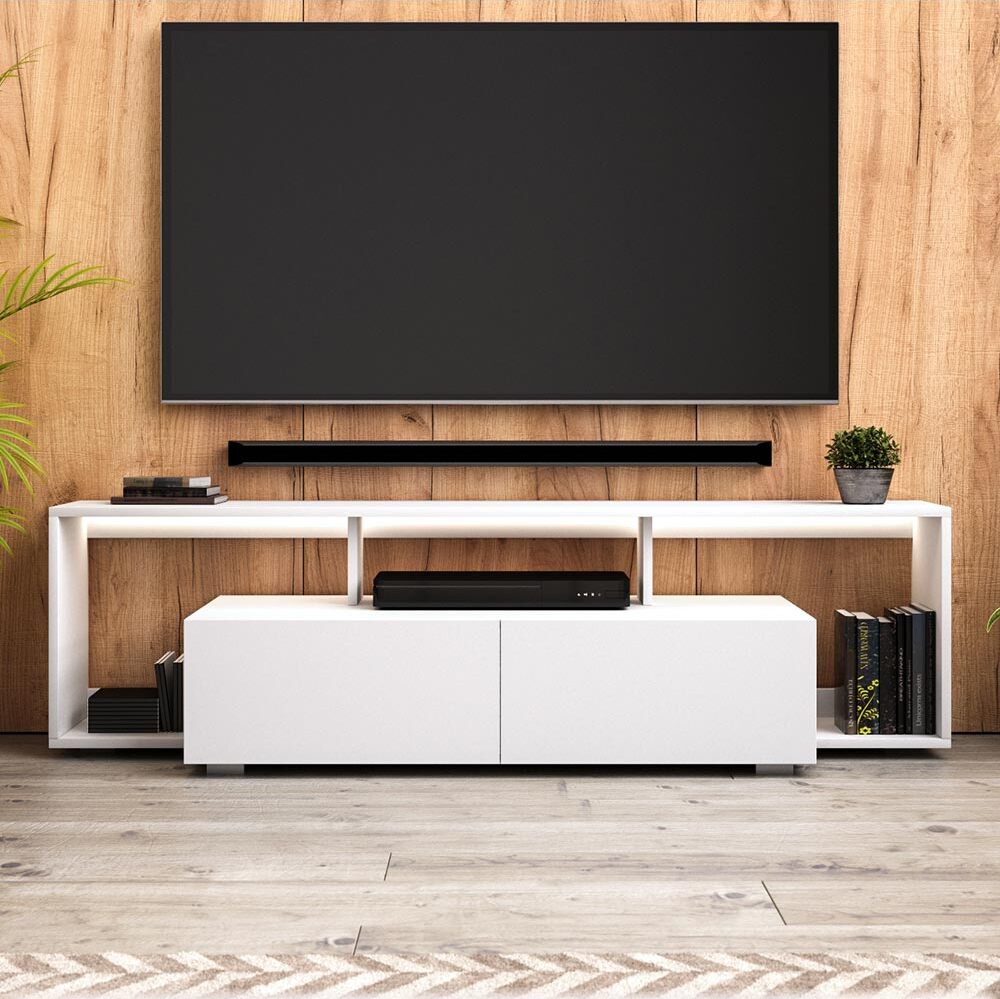 Zesso Casa Olive TV-Schrank Daniella Weiß