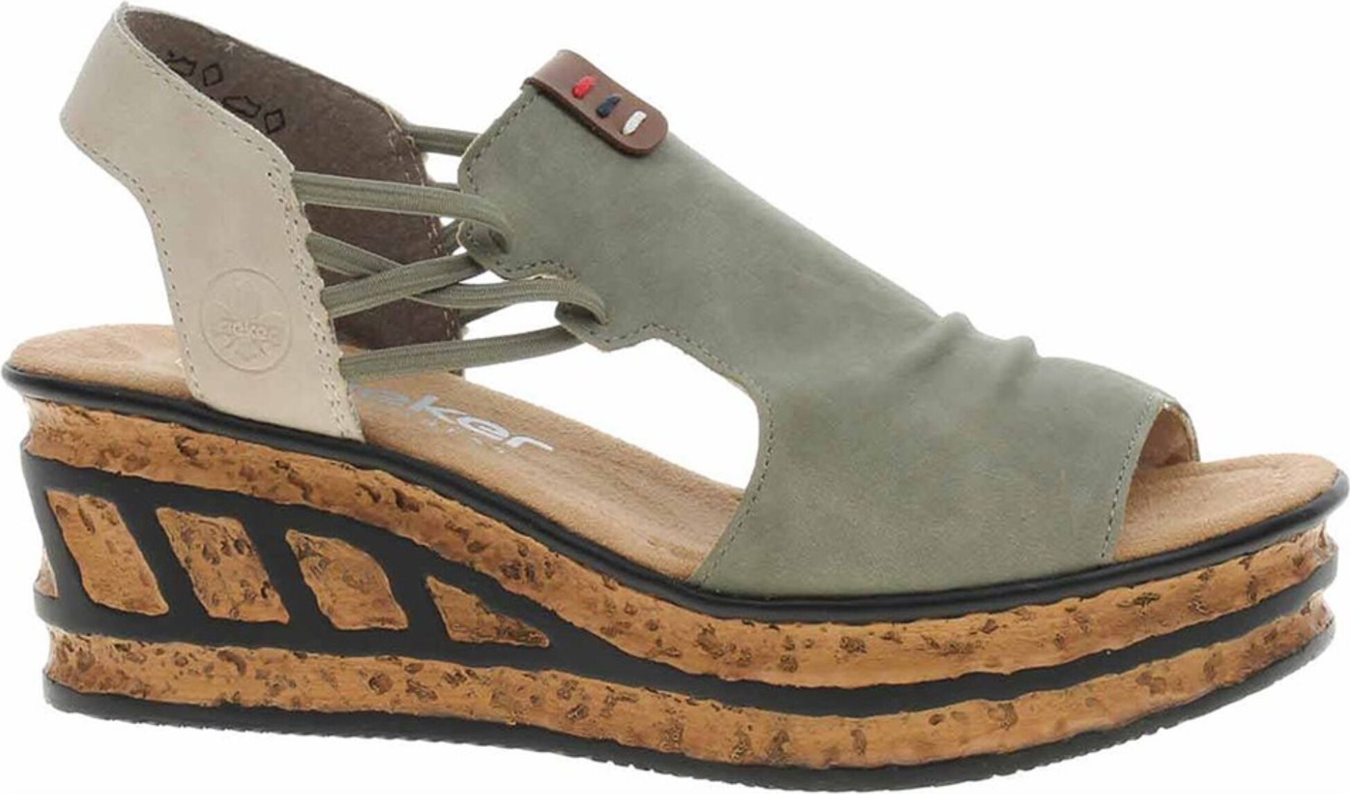 Damen Sandalen Rieker 68175-52 grun 38 6817552