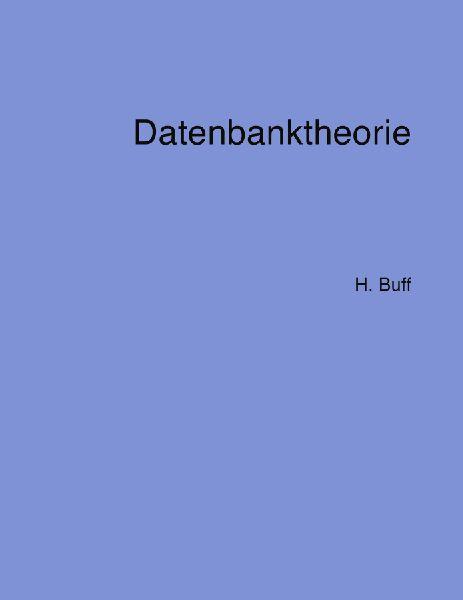 Bod - Books On Demand Datenbanktheorie
