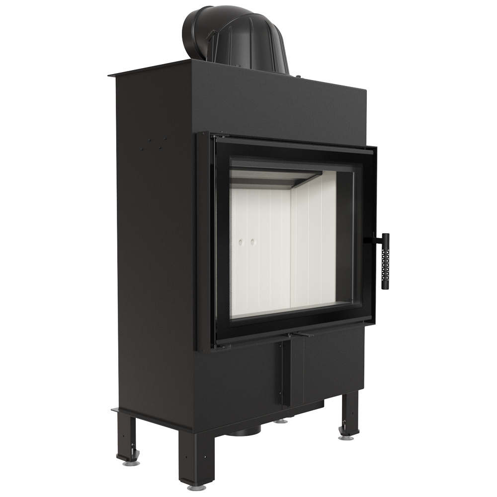 Oceľový krb Lucy Slim 8 kW Ø 160