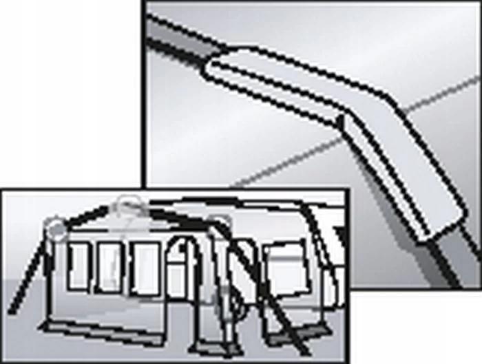 Eurotrail Kamperologia | Vestibülprotektor ETAC0066 - 3er Set - Grau - Robuste Materialschutz - Einfache Montage 301.401129