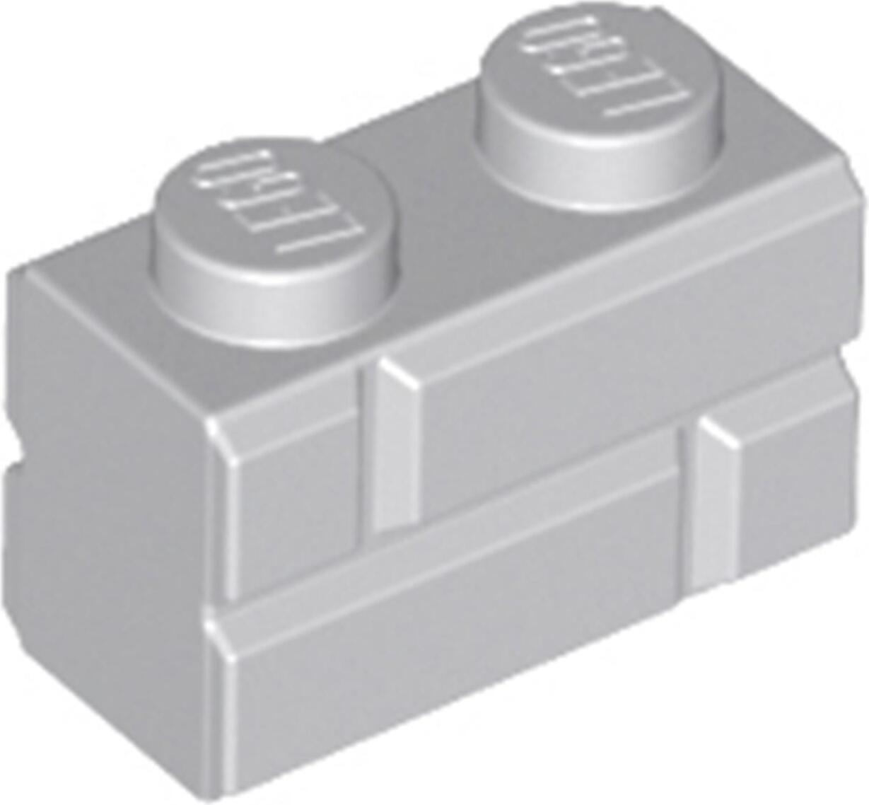 100 kusov LEGO, diel c. 98283 vo svetlosivej farbe (svetlomodrá sivá)