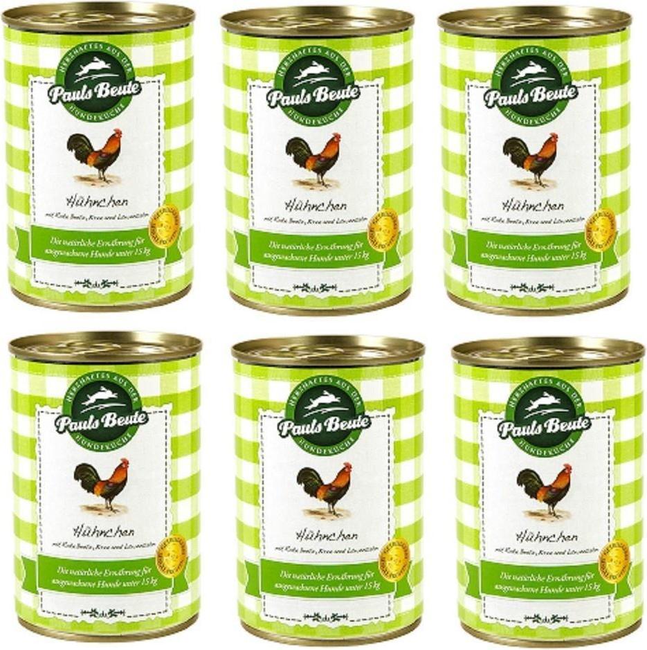 Pauls Beute Hühnchen 6x 400g