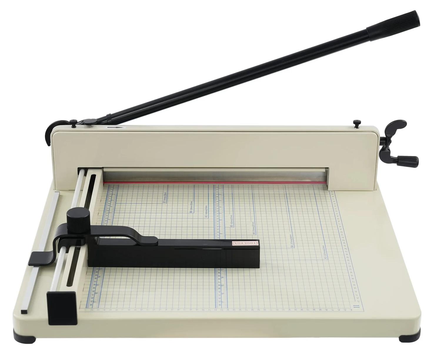 StarTech Papierschneider - Manueller Papierschneider - Hohe Schneidkapazität - Präziser Schnitt - Für Büro, Schule, Basteln, Buchladen - Weiß