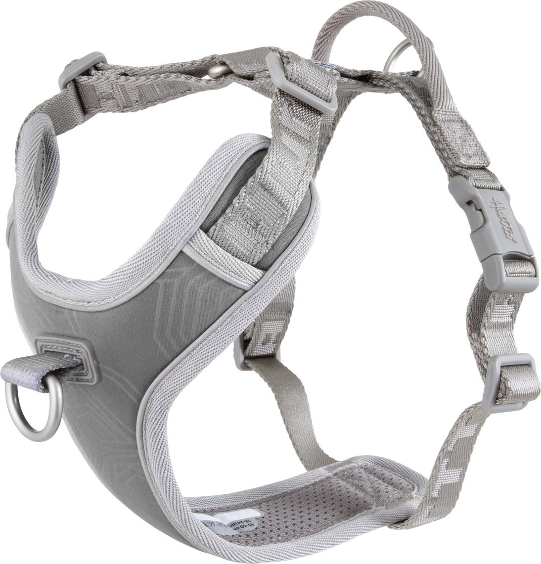 Hurtta HU-934051, Hund, Zugfreier Gurt, 40 - 45, Grau, Polyester, Einfarbig