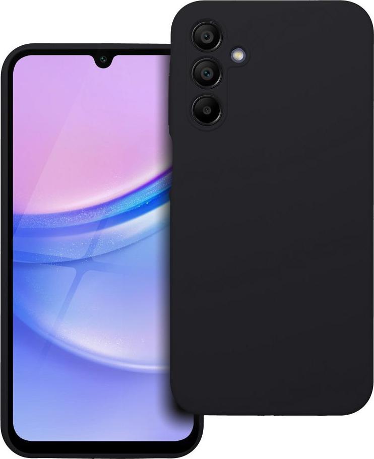 SILIKÓNOVÝ 2mm kryt mobilného telefónu vhodný pre SAMSUNG A15 5G / A15 4G čierny