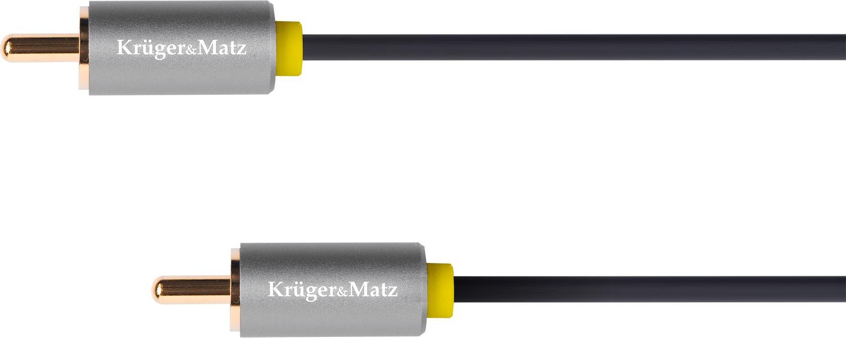 Krüger&Matz Kabel 1RCA-1RCA 0,5m Kruger&Matz Basic