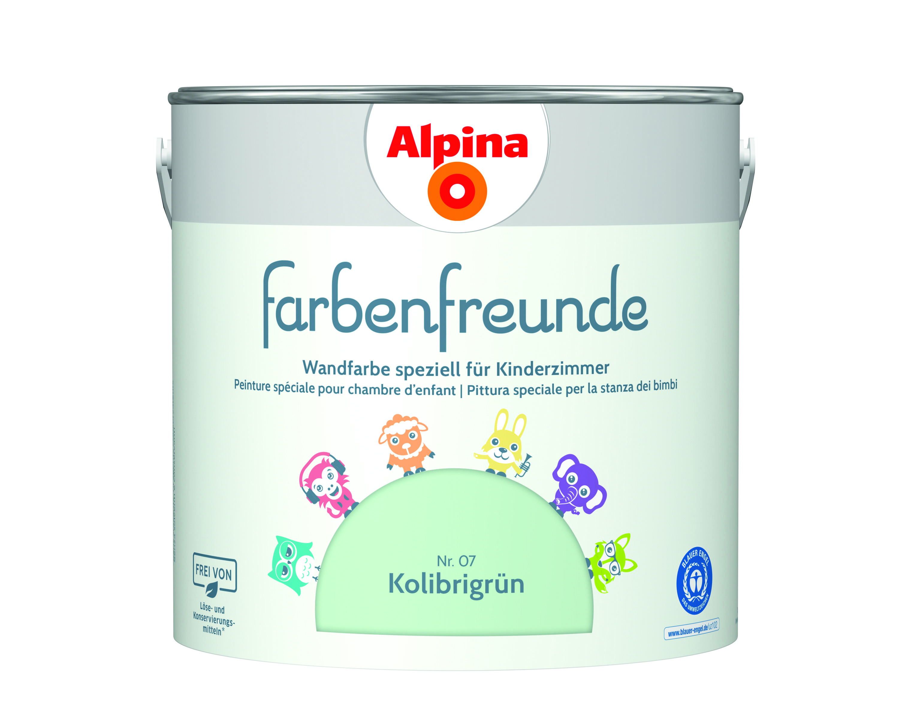 Alpina Farbenfreunde Nr. 07 Kolibrigrün 2,5 Liter matt 914040
