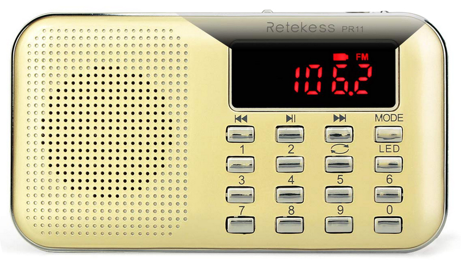 RETEKESS PR11 Radio, MP3-Wiedergabe, USB