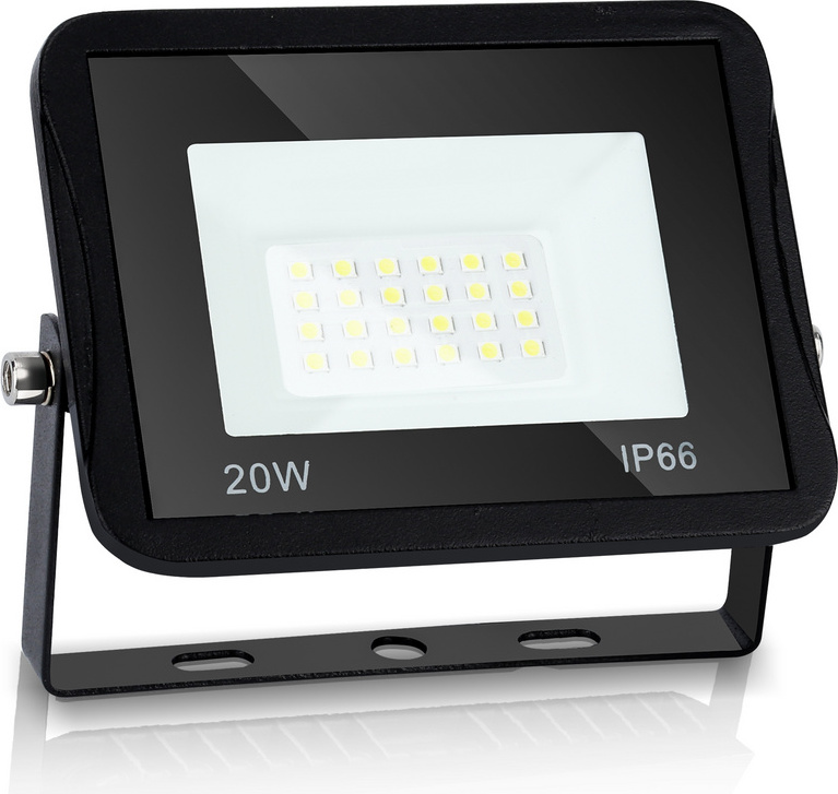 Yakimz 20 W LED Fluter Flutlicht LED Strahler Außenstrahler IP66 Wasserdicht Kaltweiß RL-HG8346-1-CTd