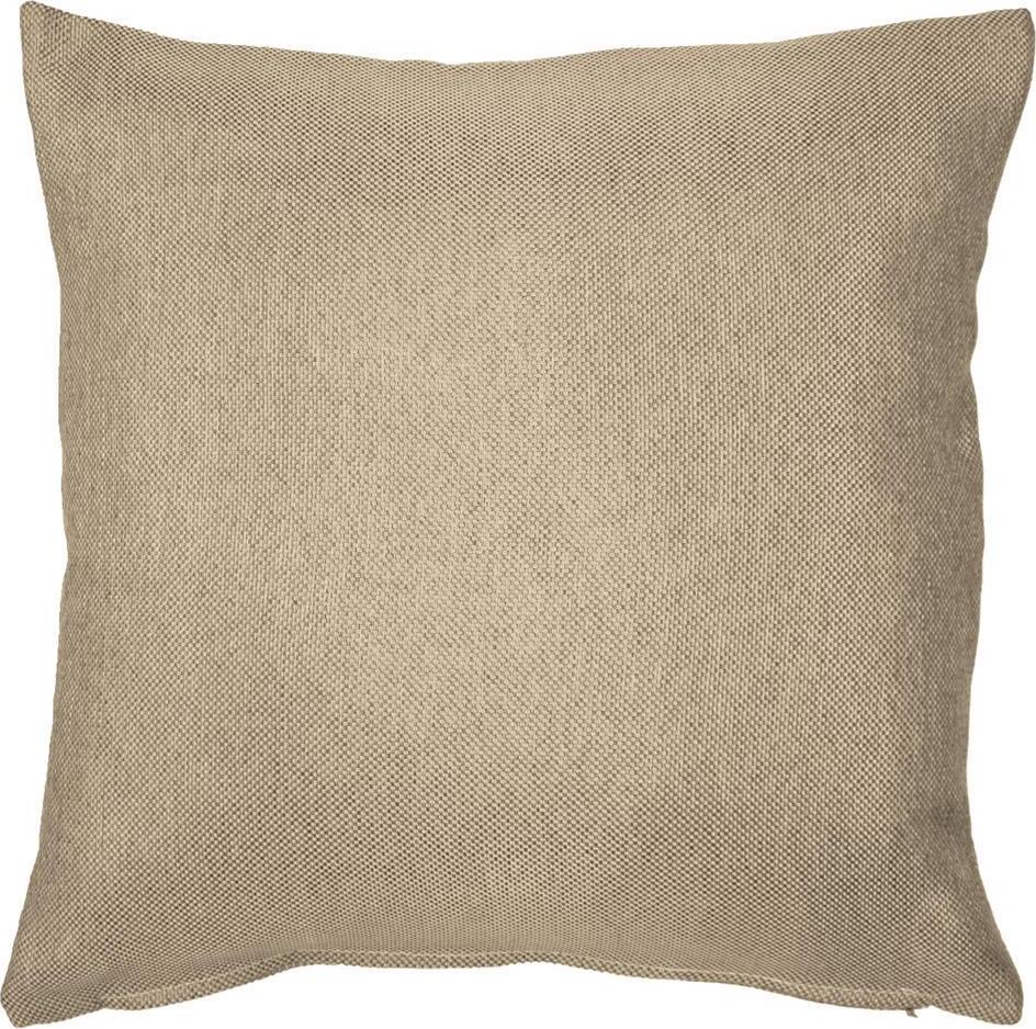 Home Wohnideen Kissenhülle Dekostoff Leinenstruktur "John" 40 x 40 cm Taupe