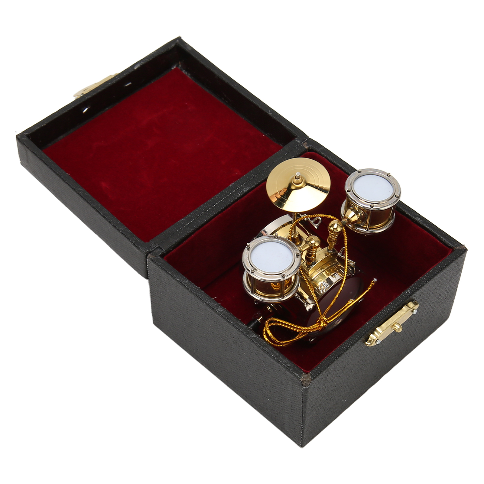 Cocosity Miniature Drum Set,Mini Drum Set,Drum Set Model,Miniature Drum Set Model,Dollhouse Drum Set,Miniature Musical Instrument Model