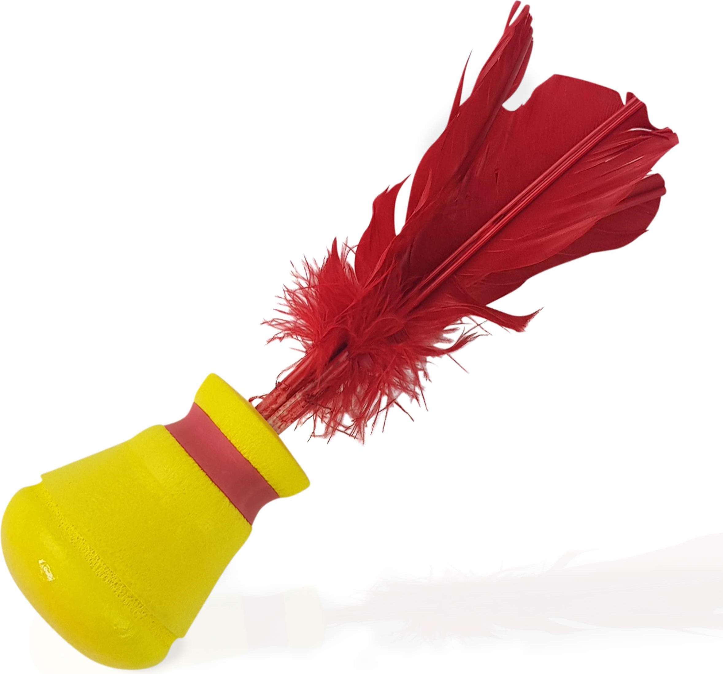 Indiaca Play - Indiaca Spiel - Peteca Spiel Ball - Federball Spiel - Handschlagball 08BRSGA001