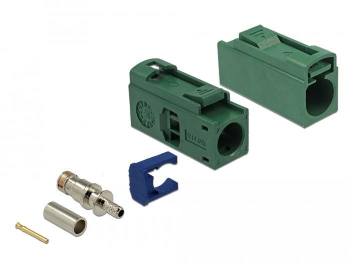 DELOCK FAKRA E-Bu 25mm (lang) zum Crimpen 89689