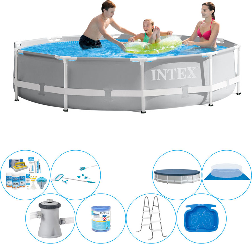Intex Prism Frame 305x76 cm Round - balenie All in 1 pre bazén