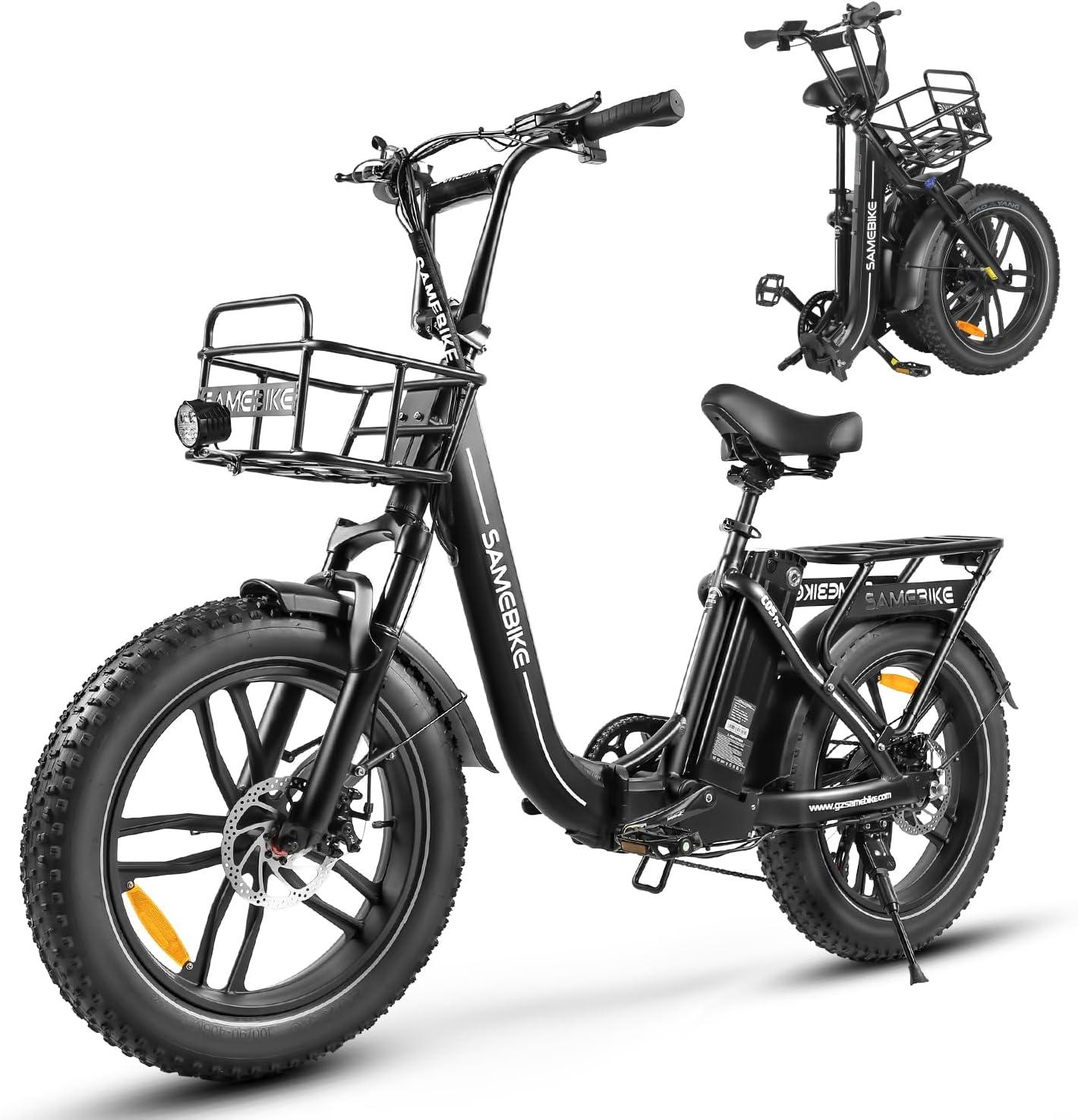 20 * 4,0 palcov LCD Fat Foldable E- Bike E-Mountainbike Elektrický bicykel 13Ah do 100 km SHIMANO 7 25km/h E Folding Bike, elektrický bicykel s košom Skladacie bicykle