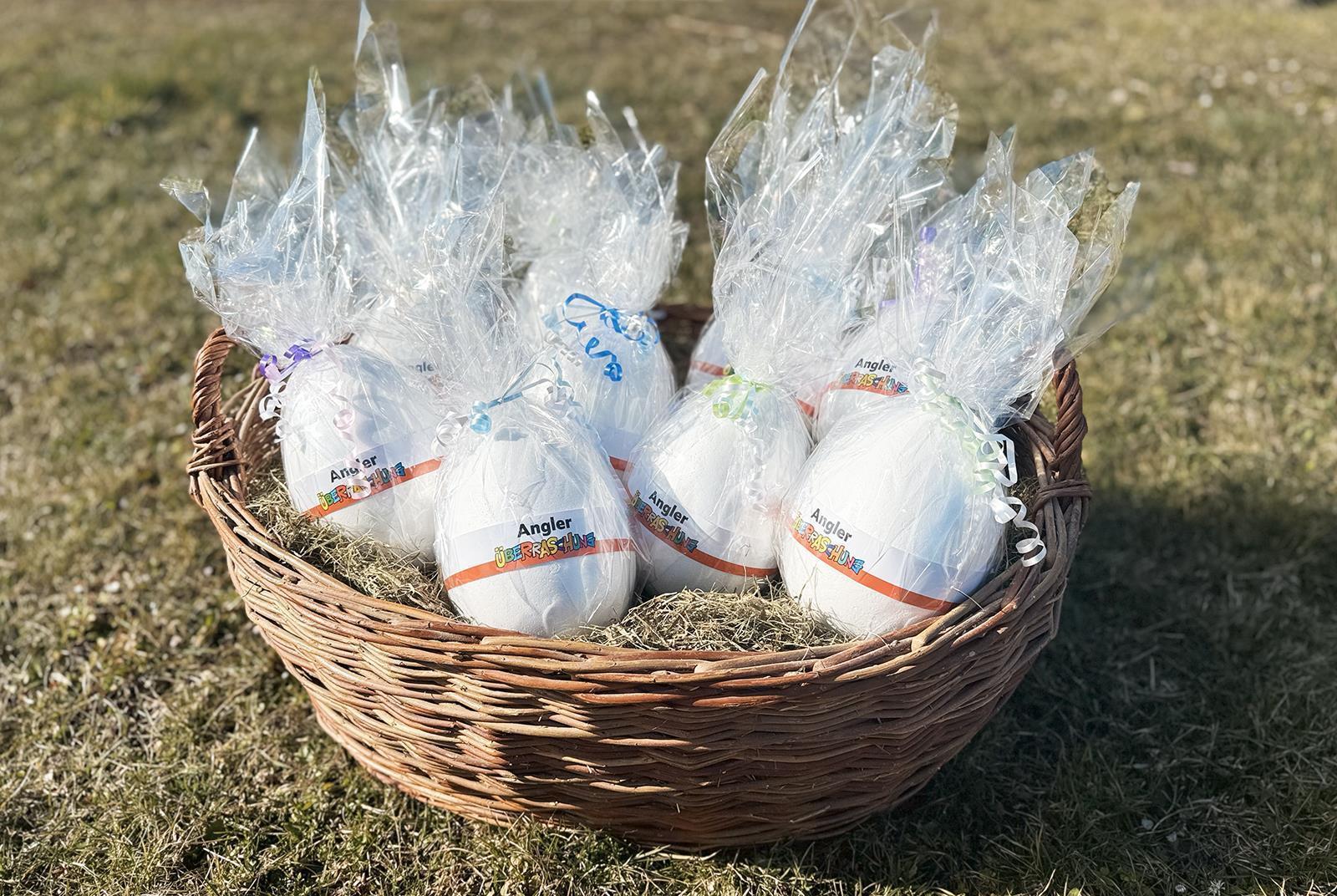 Gerlinger Angler Überraschung Geschenk für Angler in Eiform Geburtstagsgeschenk Weihnachtsgeschenk Ostergeschenk Geschenkidee