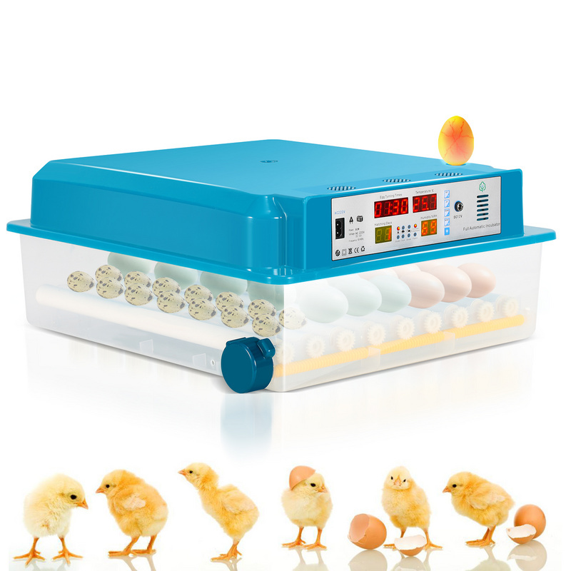 TolleTour Brutmaschine Brutthermometer Hühnereier Brutapparat Inkubator fur 64 Hühnereier RL-HG9813-1-HES