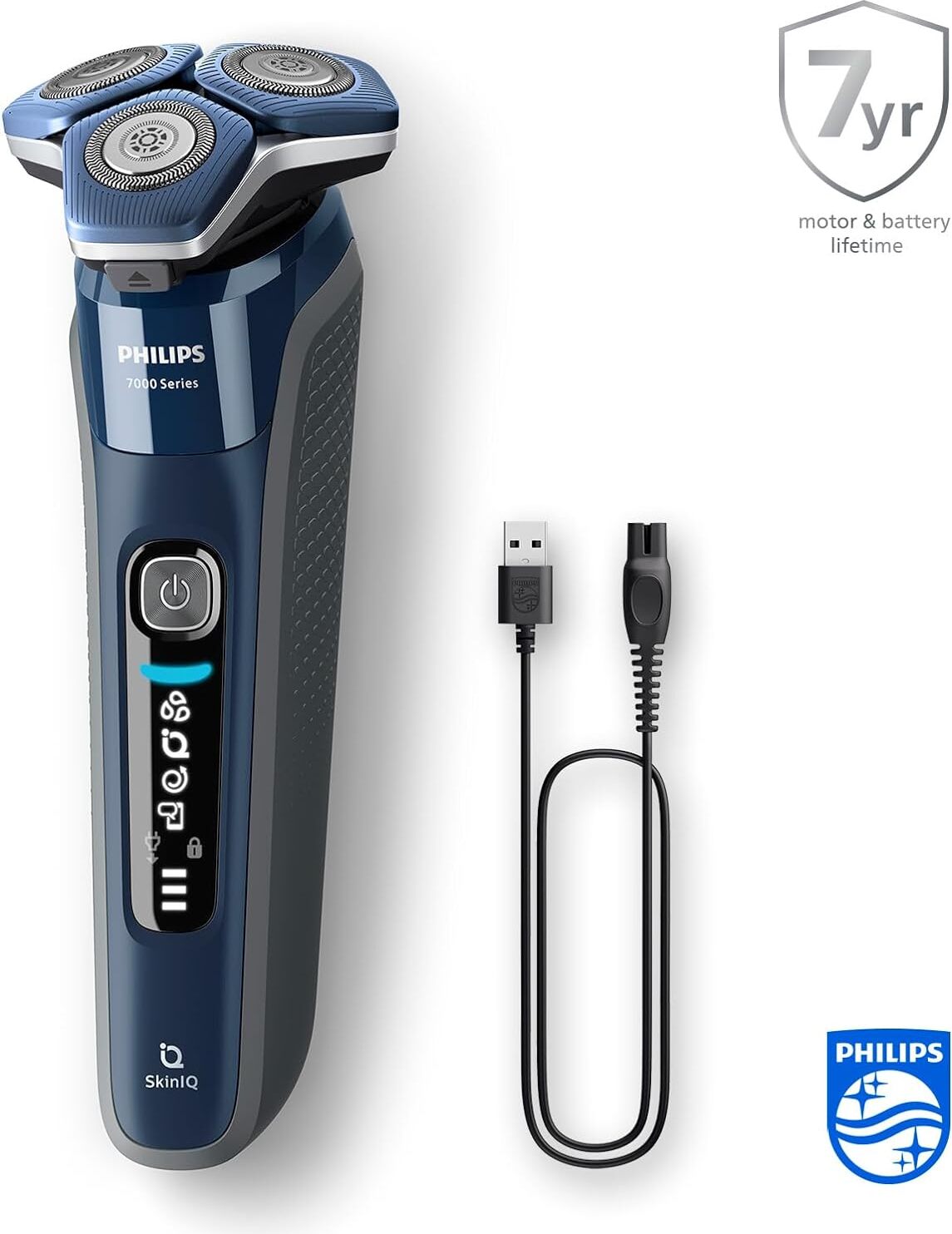 Philips Shaver Series 7000 - Elektrický holiaci strojček pre mužov na mokré a suché holenie