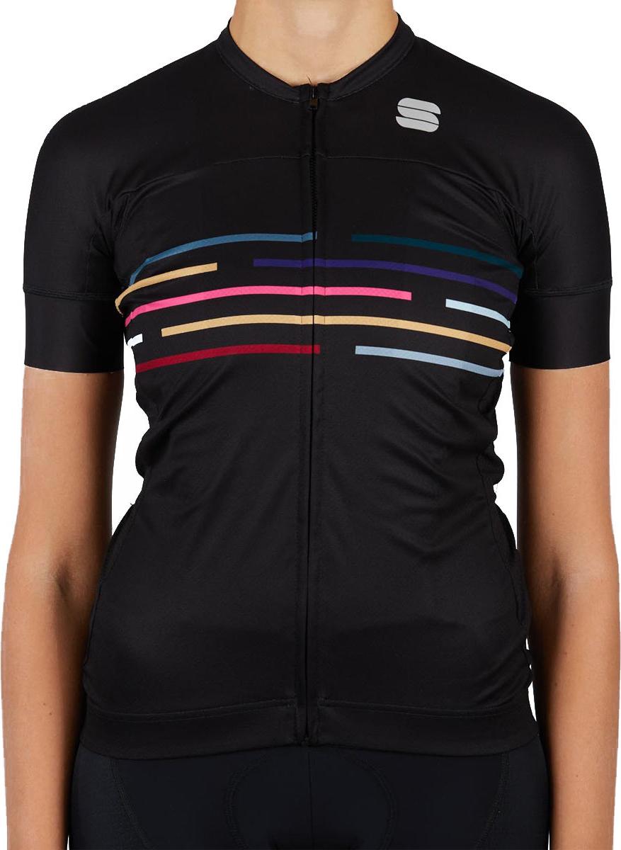 SPORTFUL Kurzarm Fahrradtrikot - VELODROME - Schwarz XL 1121032.002_XL