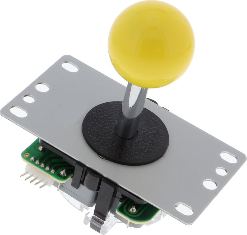 Funduino Arcade Joystick, 5 Pins - diverse Farben Farbe: Gelb Arcade Joystick, 5 Pins - diverse Farben : Gelb