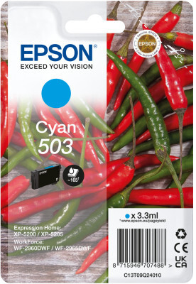 Epson 503 náplň do tlačiarne 1 kus(y) originálna štandardná výťažnosť azúrová