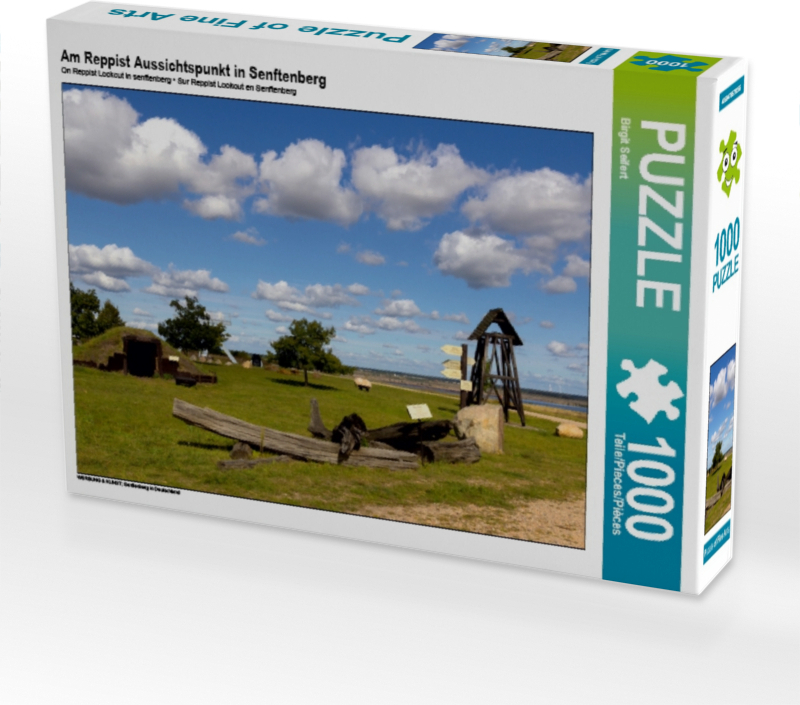 Calvendo Am Reppist Aussichtspunkt in Senftenberg 1000 Teile Puzzle quer 640x480mm, Seifert Birgit; 7442951