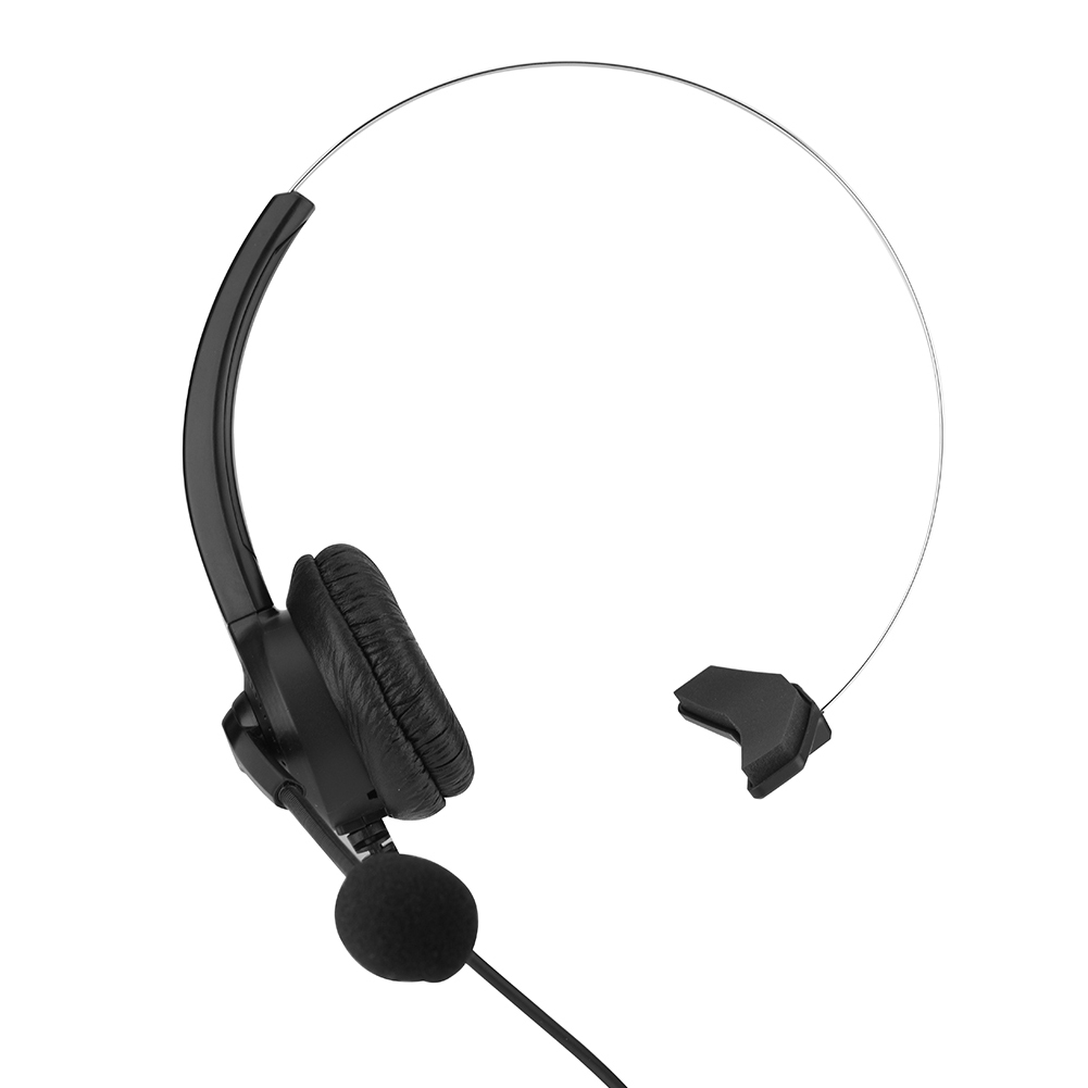 Cocosity Schnurloses Telefon-Headset, 2,5-mm-Telefon-Headset, Call-Center-Headset, Call-Center-Kopfhörer, Headset Call-Center, Telefon-Headset, Call-Center-Headset mit Geräuschunterdrückung, 2,5-mm-Call-Center-Headset