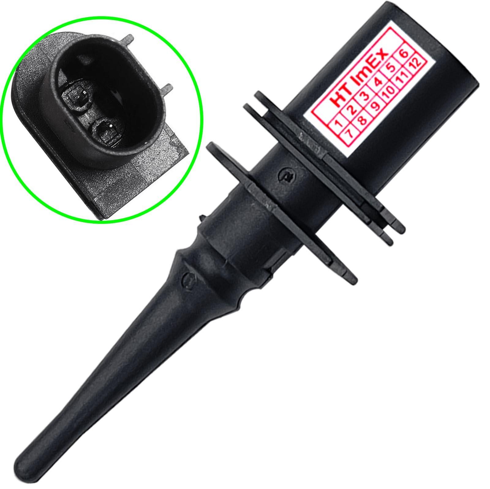 HT ImEx Außentemperatursensor Lufttemperatur Stecker kompatibel mit BMW E38 7er Serie Außentemperatur Sensor Ersatz