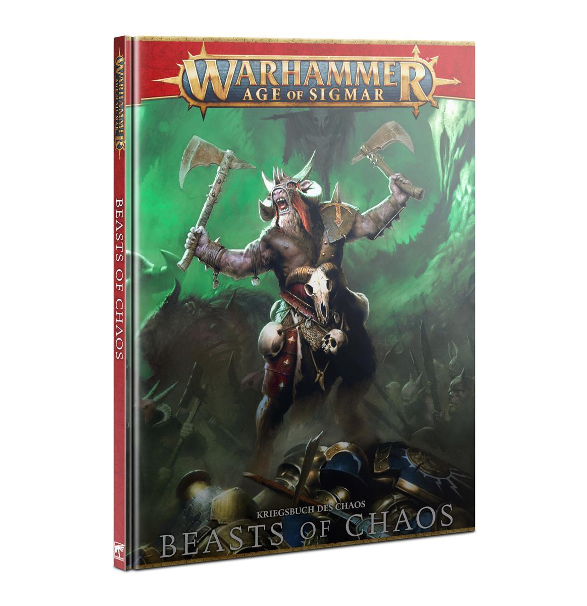 Games Workshop WH Age of Sigmar: Kriegsbuch des Chaos - Beasts of Chaos - 4. Ed. (HC, dt.) 04030216004 81-01