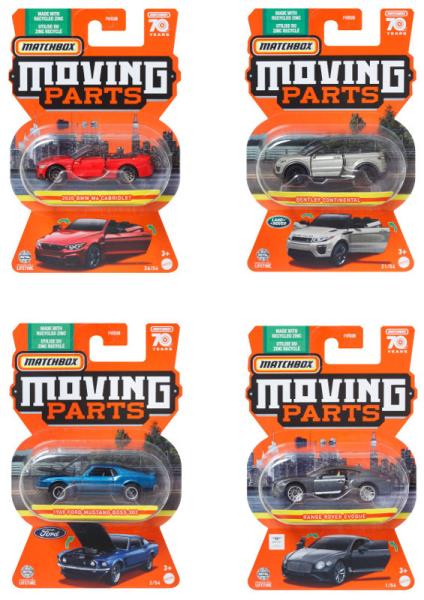 Mattel MBX Autos mit beweglichen Teilen, sort. FWD28