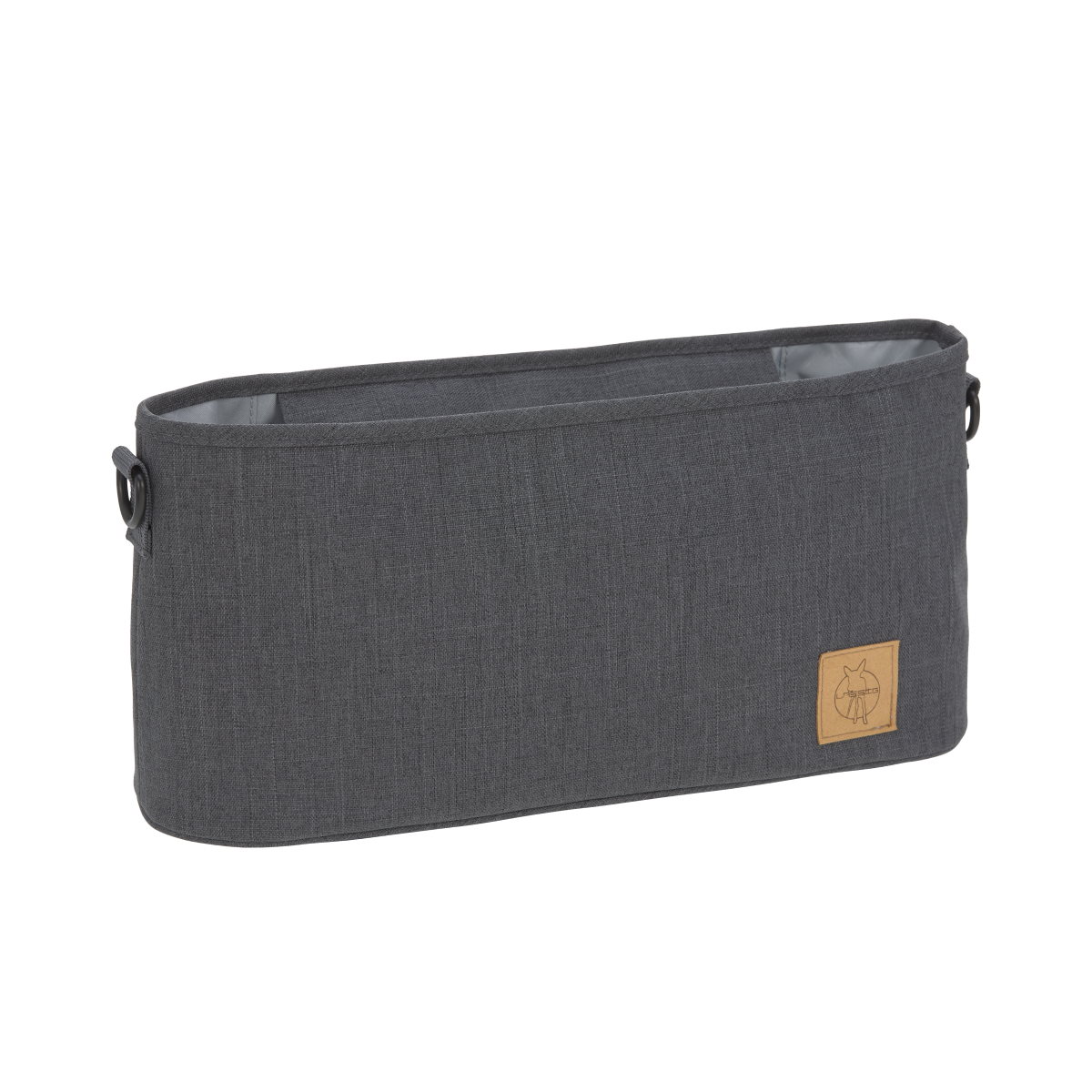 LÄSSIG Baby Kinderwagenorganizer Buggy Organizer Kinderwagentasche inkl. Kinderwagenbefestigung/Buggy Organizer Glam Goldie Anthracite 1107002222